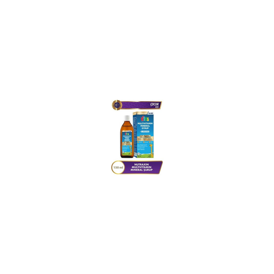 Nutraxin Kids Multivitamin Mineral Syrup 150 Ml - MALLTURK