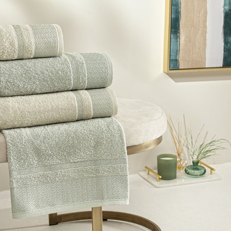 Tac Raya Pure Cotton Family Set, Stone Light Green - MALLTURK