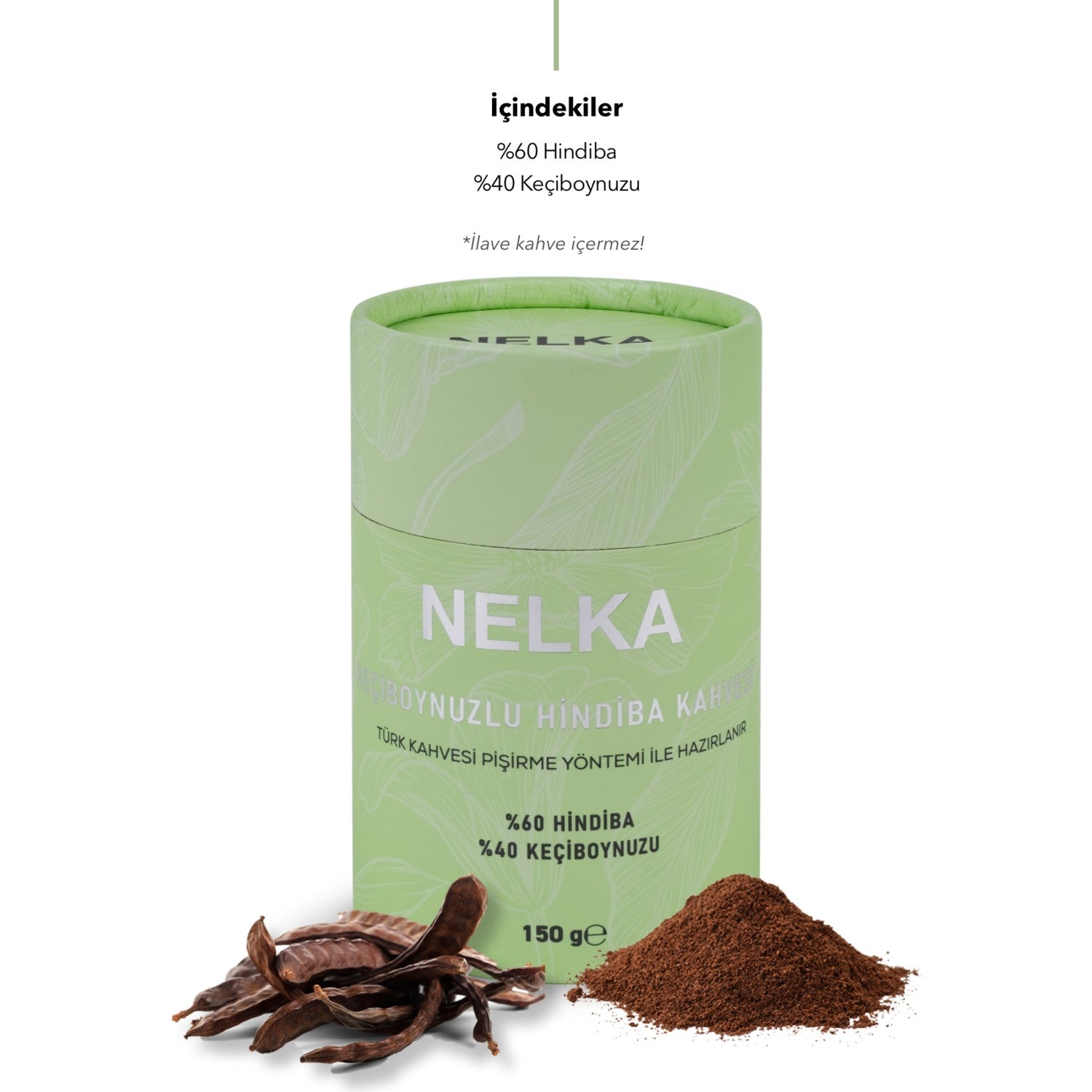 Nelka Carob and Chicory Coffee - 150g x 4 (Buy 4, Pay for 3) - MALLTURK