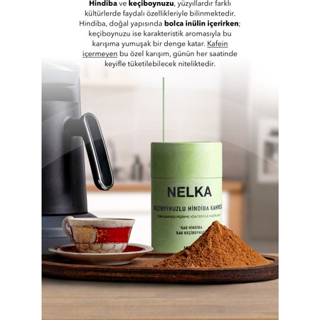Nelka Carob and Chicory Coffee - 150g x 4 (Buy 4, Pay for 3) - MALLTURK