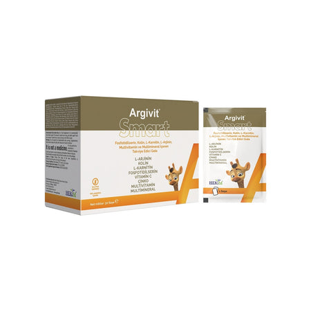 Argivit Smart Fosfotidilserin Kolin L-Karnitin L-Arjinin - Multivitamin and Multimineral 30 Sachet - MALLTURK
