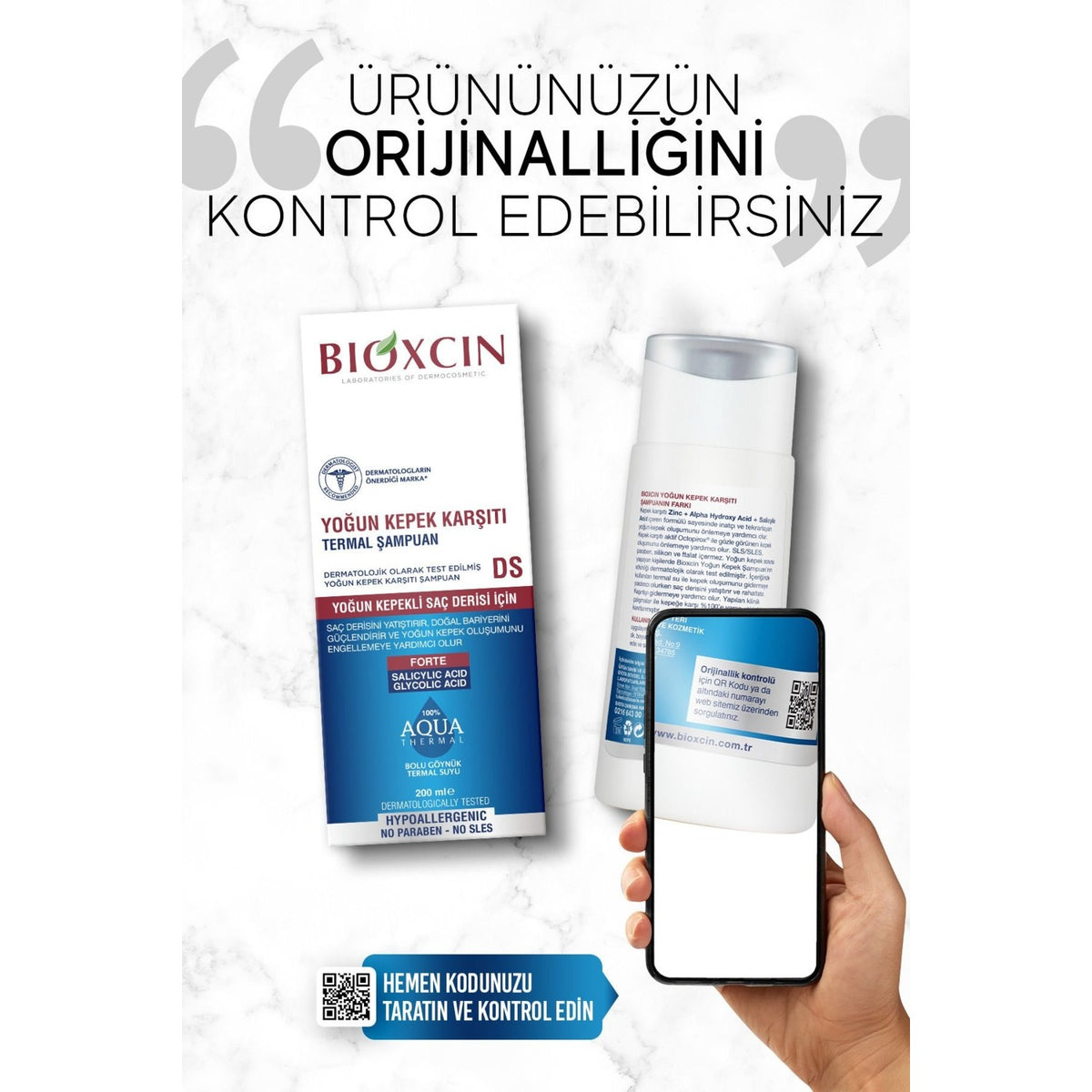 Bioxcin Aqua Thermal Anti-Dandruff Shampoo