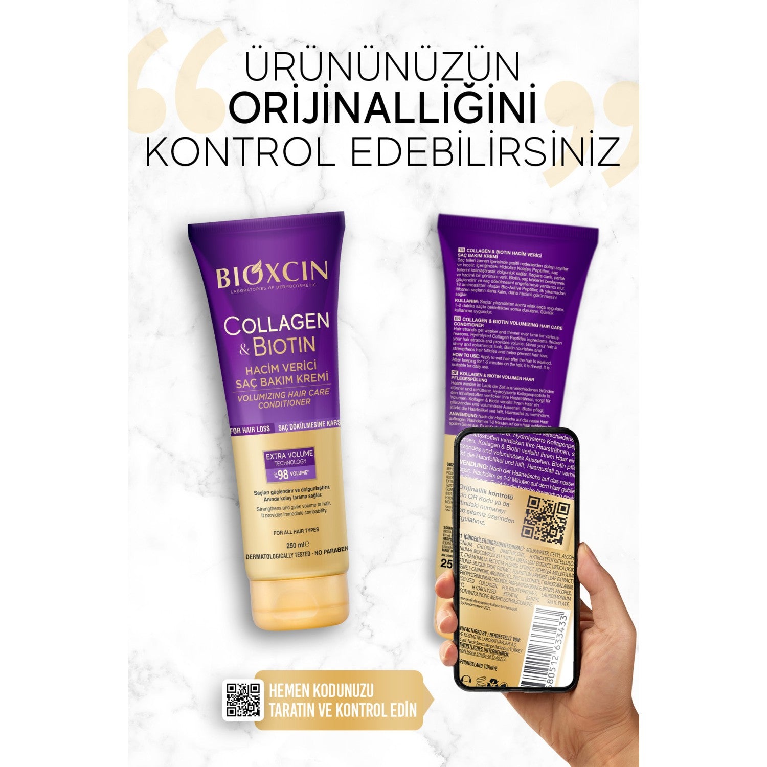 Bioxcin Collagen and Biotin Hair Conditioner