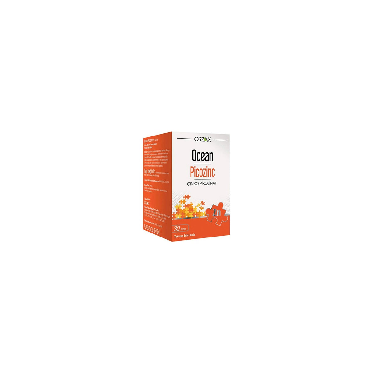 Orzax Ocean Picozinc 30 Tablet - MALLTURK