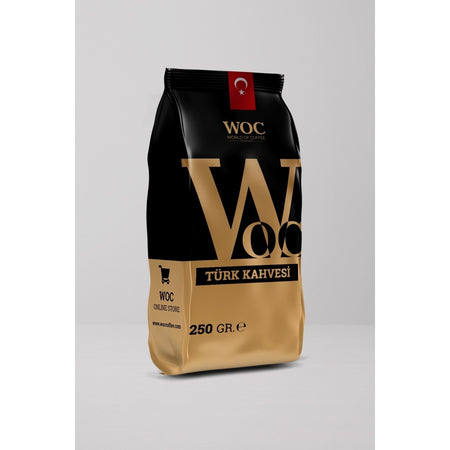 WocTurk Coffee 250 g – 100% Arabica, Turkish Origin, Traditional Taste, Suitable for Espresso and Filter Coffee - MALLTURK