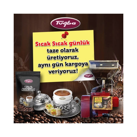 Tugba Dried Nuts Turkish Coffee 1000 gr - MALLTURK