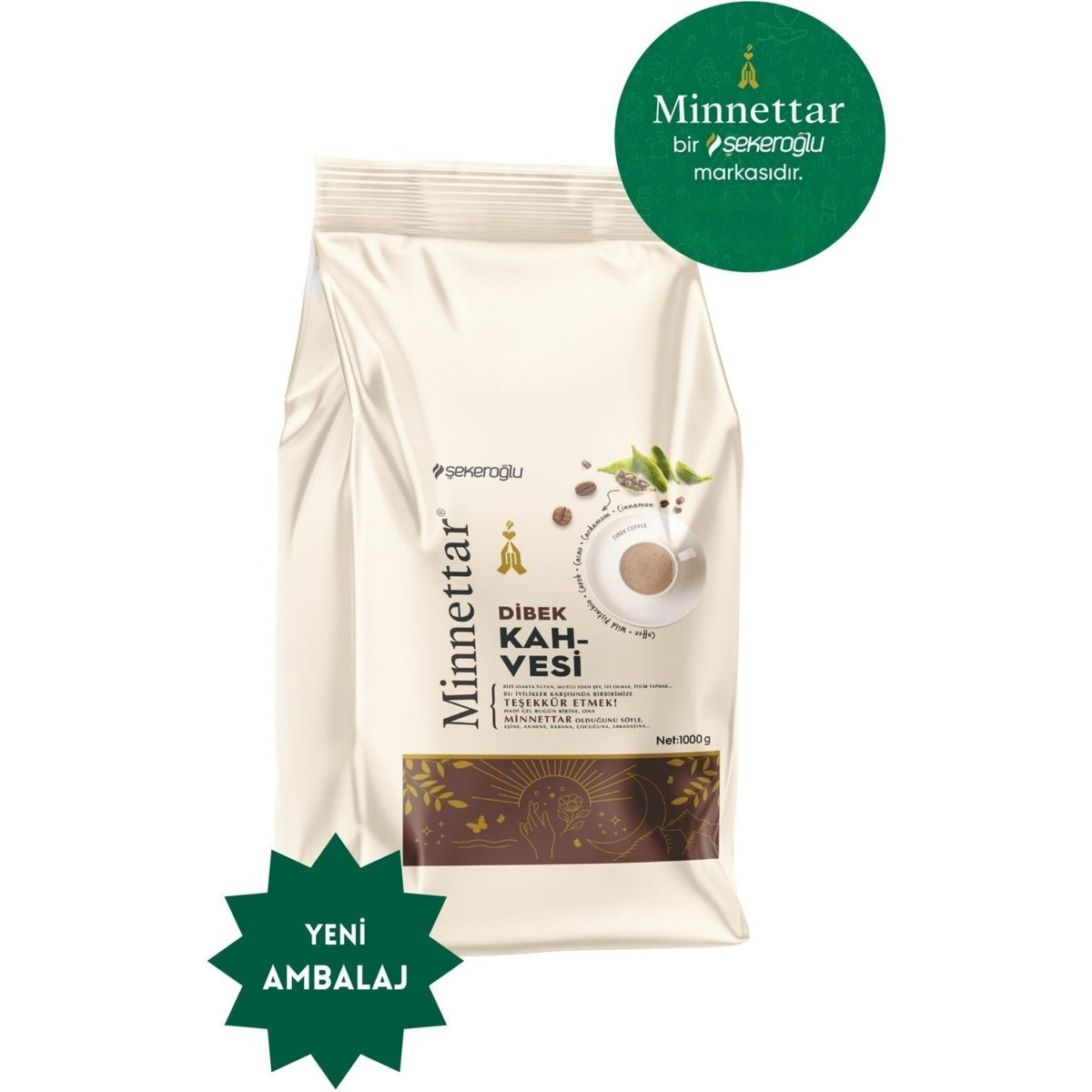 sekeroglu Minnettar Dibek Coffee 1000 Gr - MALLTURK
