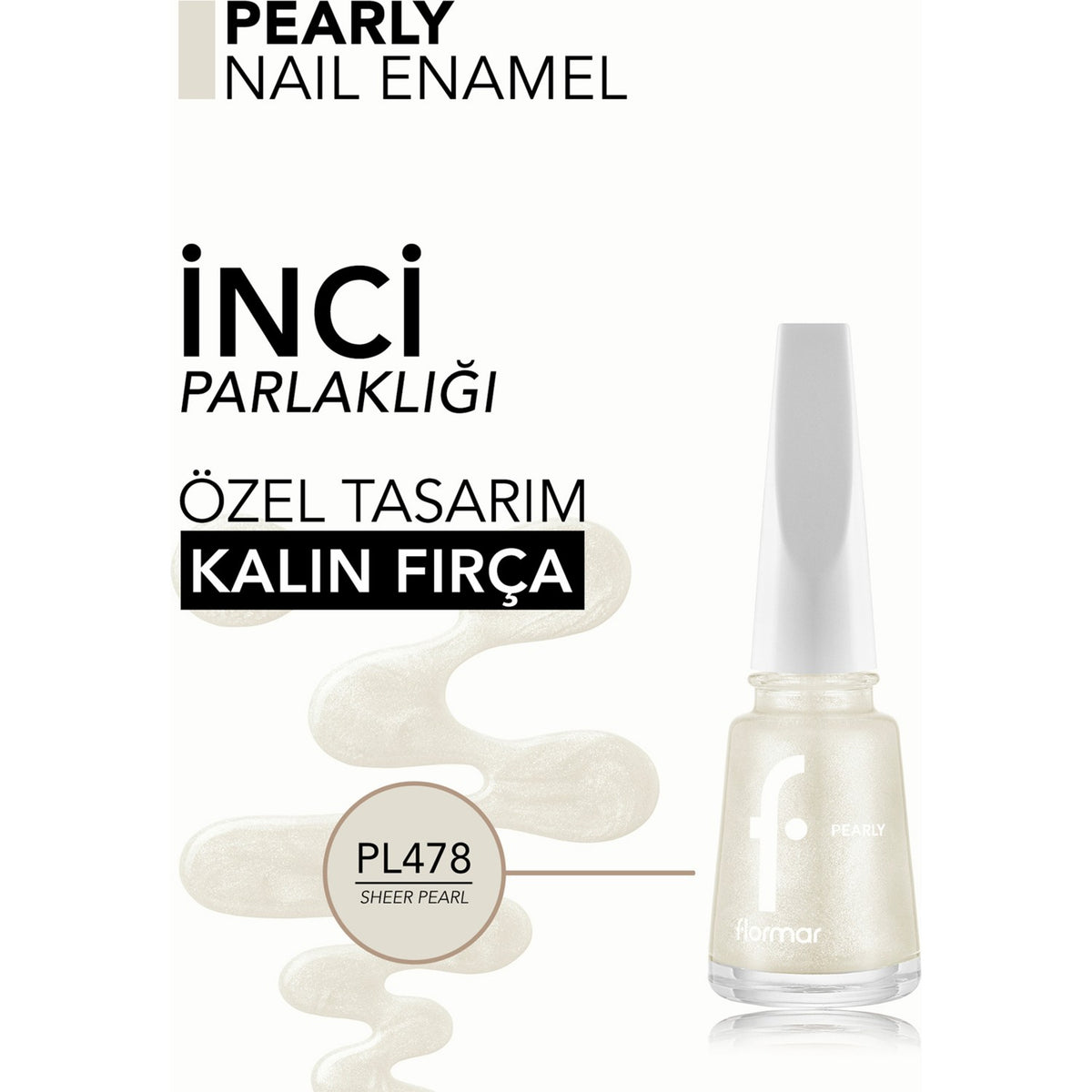 Flormar Pearly Nail Polish - MALLTURK