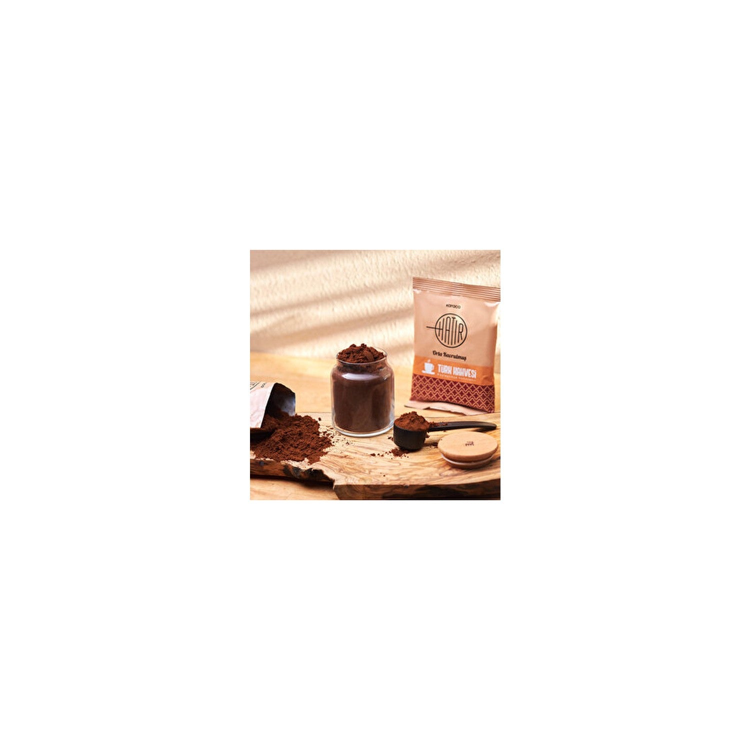 KaracaHatir Medium Roast Turkish Coffee with Plenty of Foam, 10 Packs (10 x 100 gr) - MALLTURK