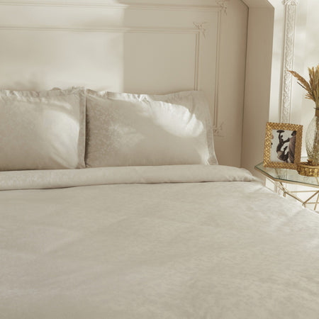 Karaca Home Venessa Double Duvet Cover Set Ecru - MALLTURK