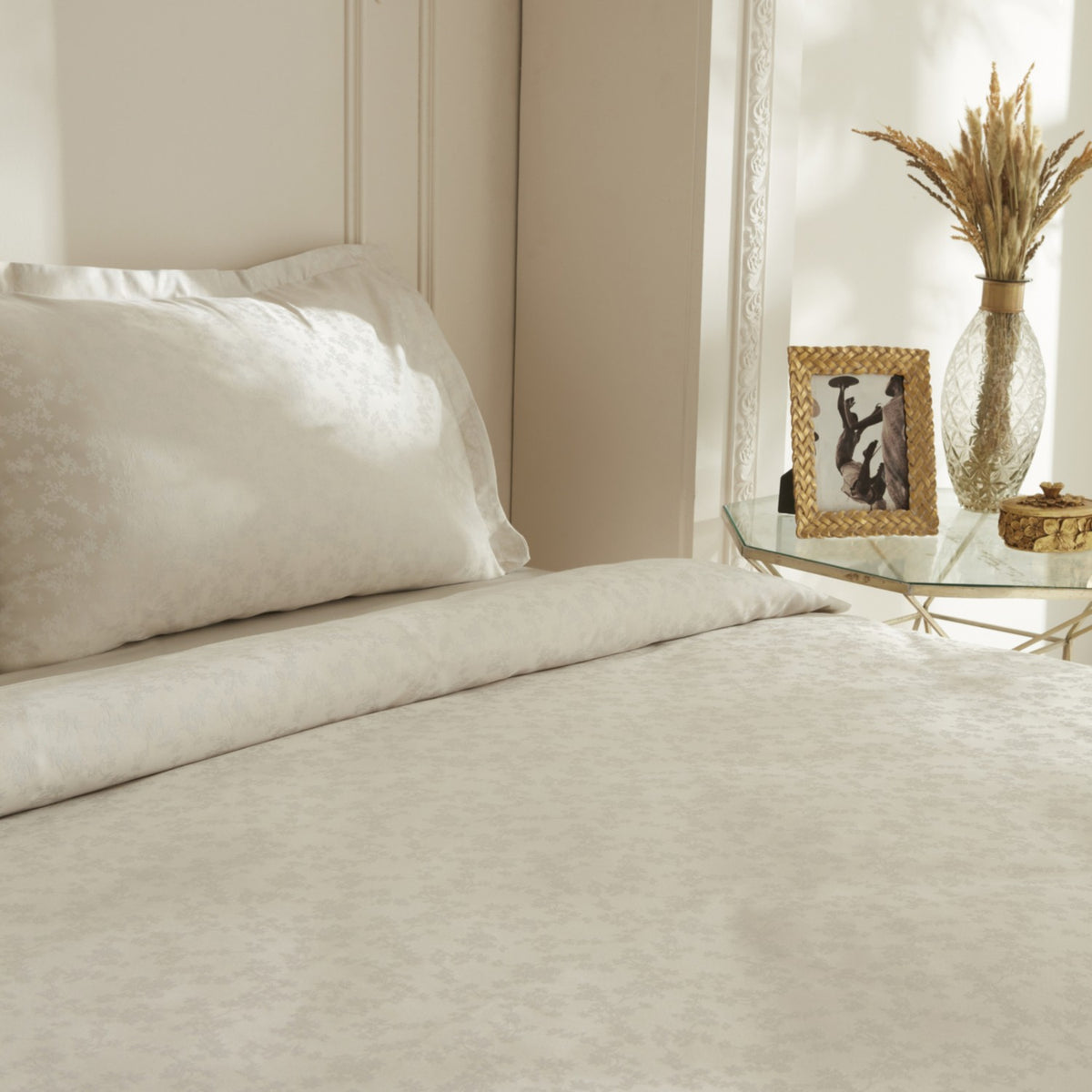 Karaca Home Venessa Double Duvet Cover Set Ecru - MALLTURK