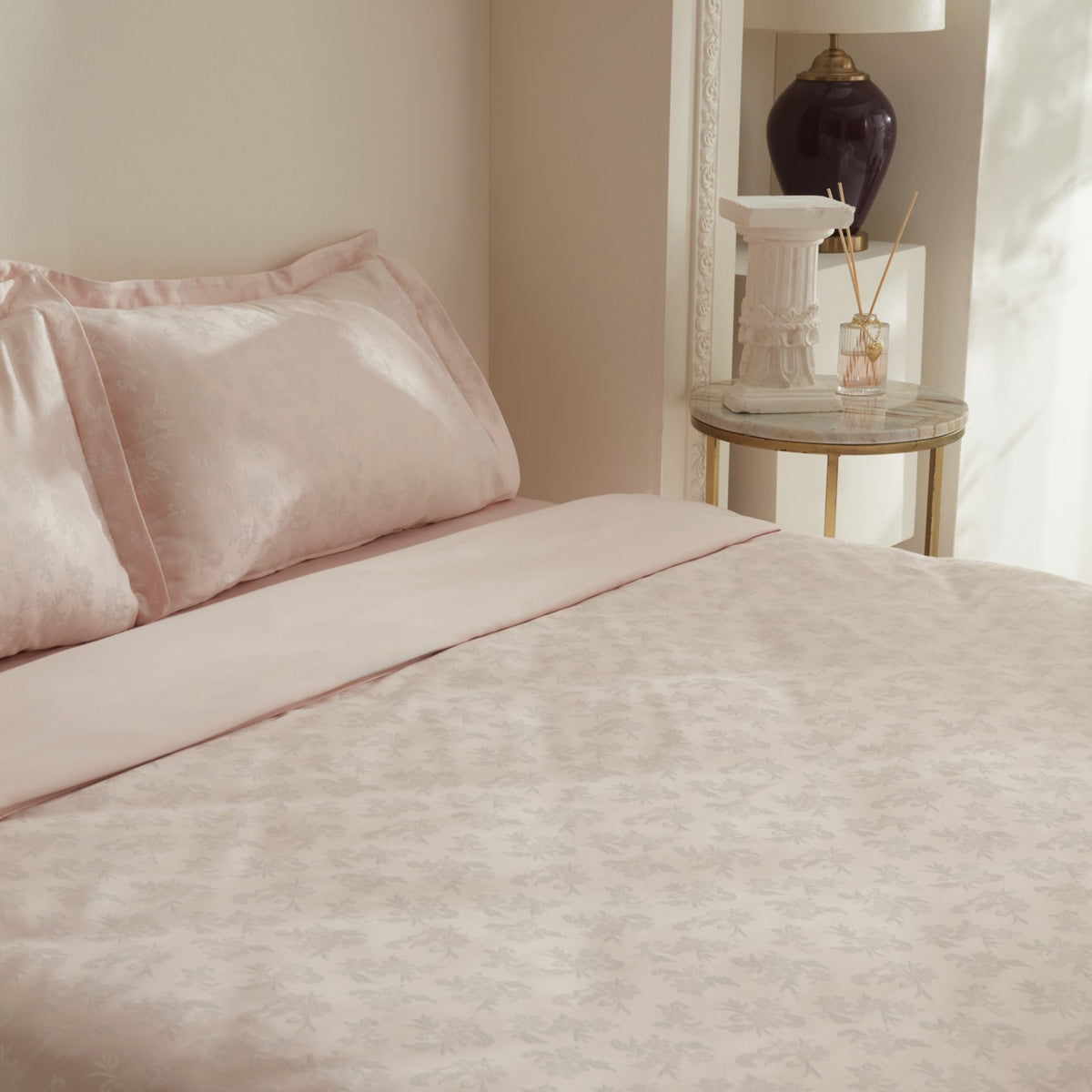 Karaca Home Viole Double Duvet Cover Set Powder Pink - MALLTURK
