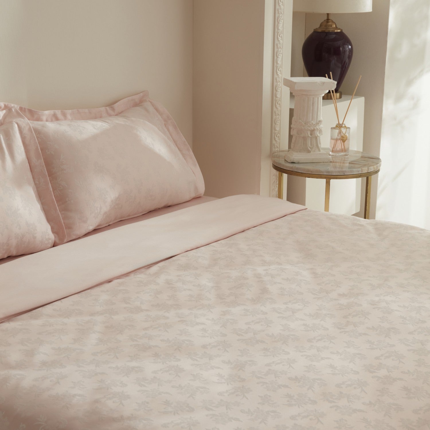 Karaca Home Viole Double Duvet Cover Set Powder Pink - MALLTURK
