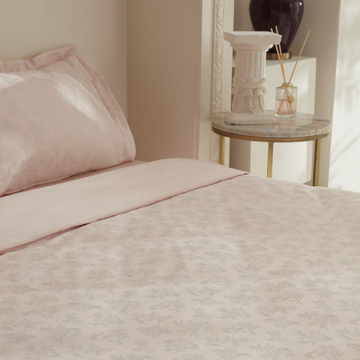 Karaca Home Viole Double Duvet Cover Set Powder Pink - MALLTURK