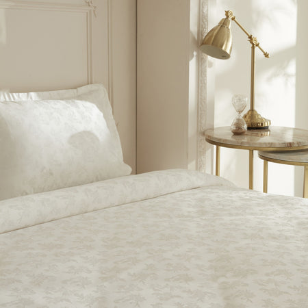 Karaca Home Viole Double Duvet Cover Set White - MALLTURK