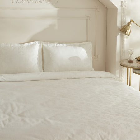 Karaca Home Viole Double Duvet Cover Set White - MALLTURK