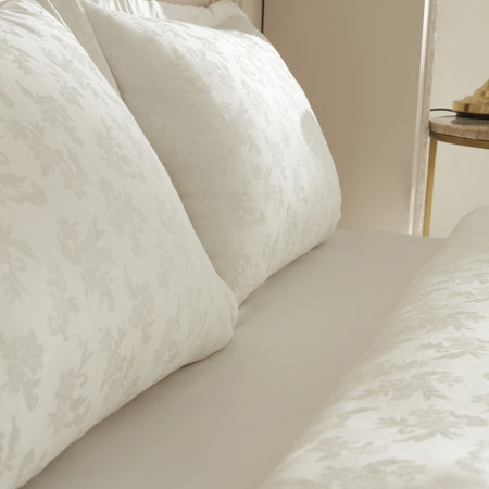 Karaca Home Viole Double Duvet Cover Set White - MALLTURK