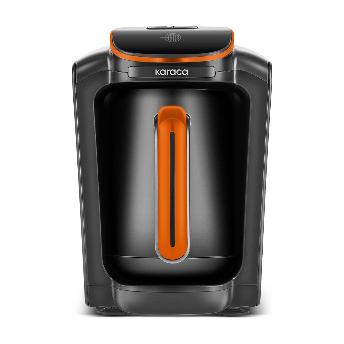 Karaca Hatir Neo-S Automatic Turkish Coffee Maker, Orange, 5-Cup Capacity - MALLTURK