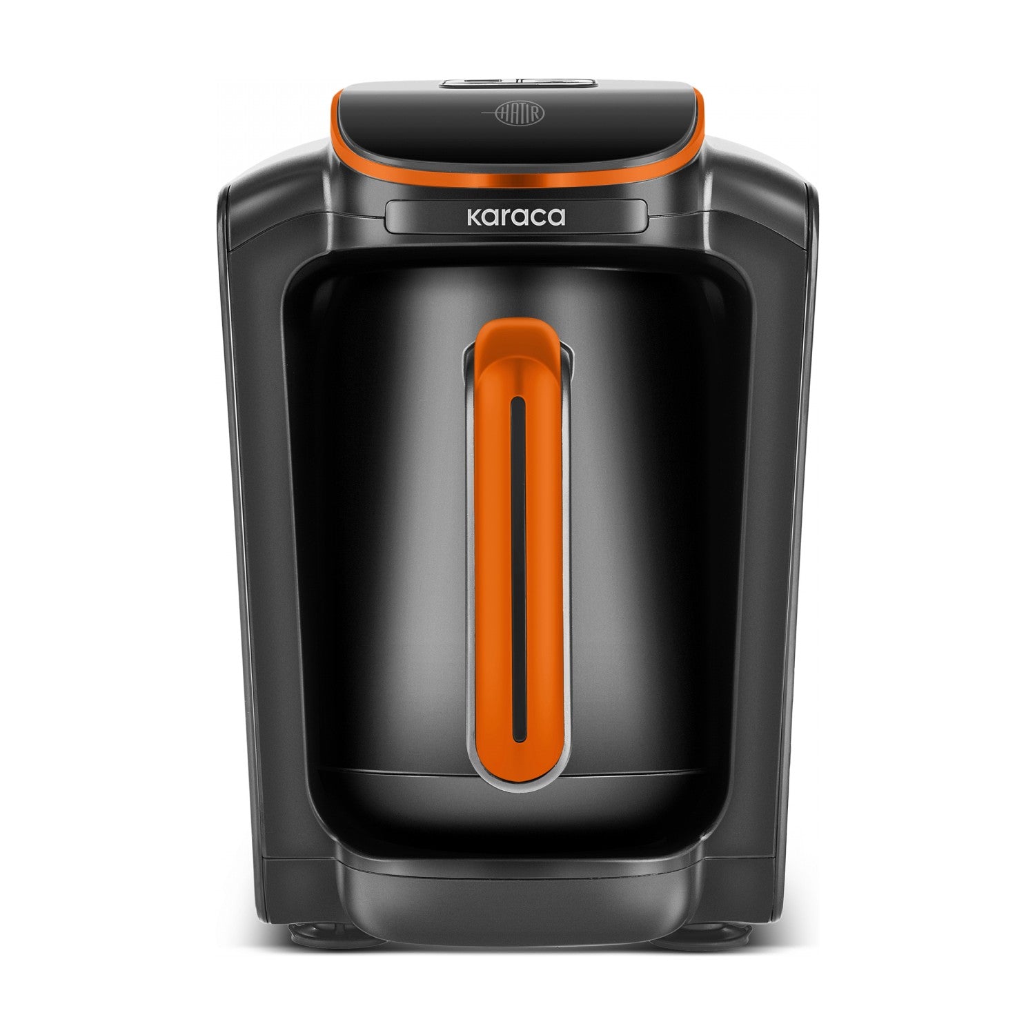 Karaca Hatir Neo-S Automatic Turkish Coffee Maker, Orange, 5-Cup Capacity - MALLTURK