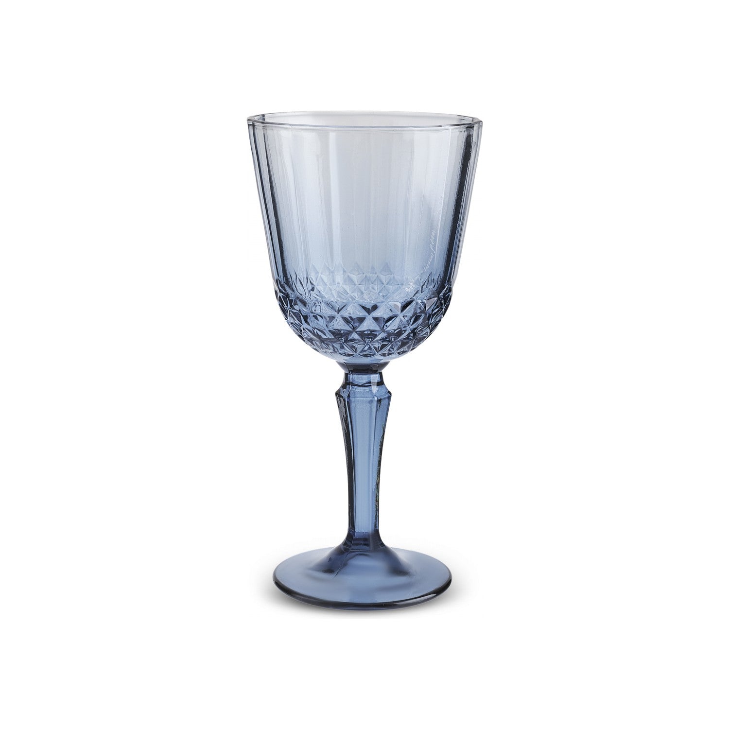 Karaca Minton Light Blue Stemmed Glass for Coffee and Tea Service - MALLTURK