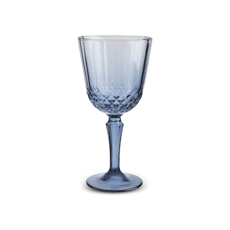 Karaca Minton Light Blue Stemmed Glass for Coffee and Tea Service - MALLTURK