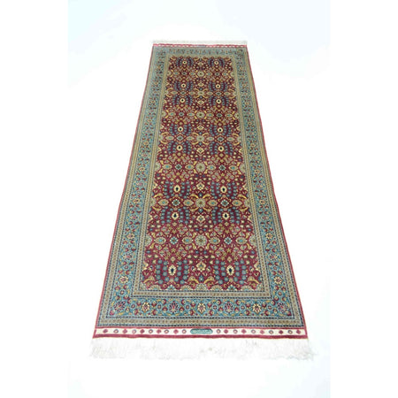 Kilim Co. Pure Silk Hand-Woven Kayseri Rug Runner 73X215 cm - MALLTURK