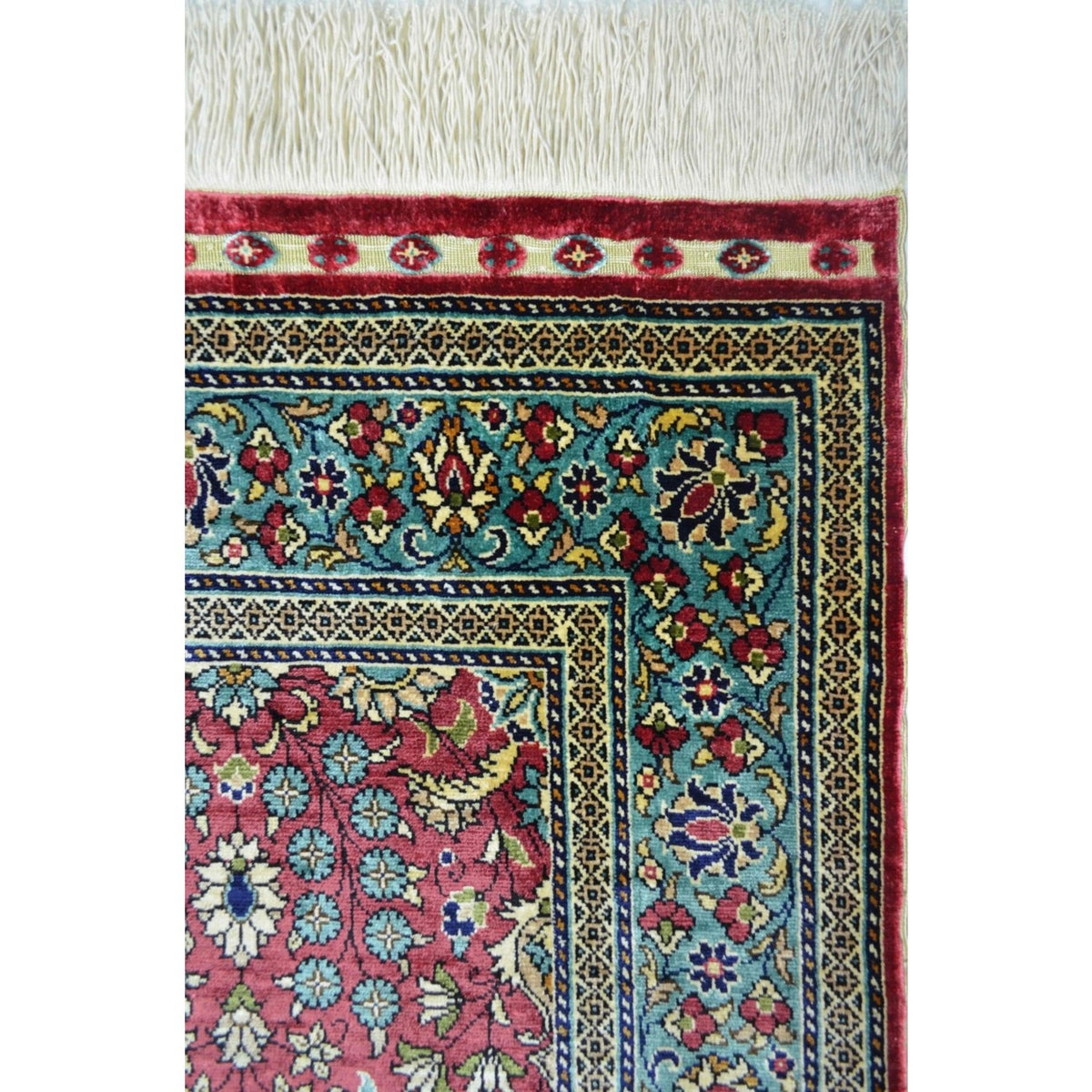 Kilim Co. Pure Silk Hand-Woven Kayseri Rug Runner 73X215 cm - MALLTURK