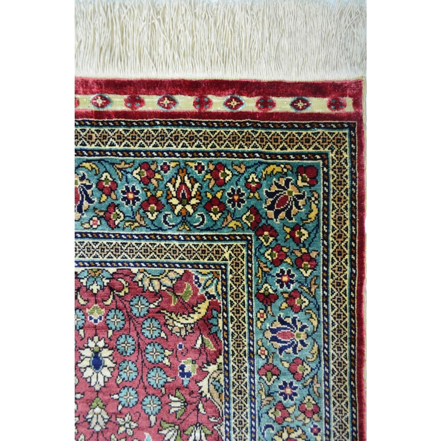 Kilim Co. Pure Silk Hand-Woven Kayseri Rug Runner 73X215 cm - MALLTURK