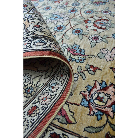 Kilim Co. Pure Silk Hand-Woven Mihrab Pattern Prayer Rug Kayseri Rug 81X138 cm - MALLTURK