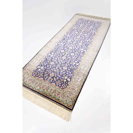 Kilim Co. Pure Silk Hand-Woven Kayseri Rug Runner 87X218 cm - MALLTURK