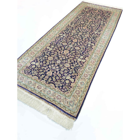Kilim Co. Pure Silk Hand-Woven Kayseri Rug Runner 87X218 cm - MALLTURK