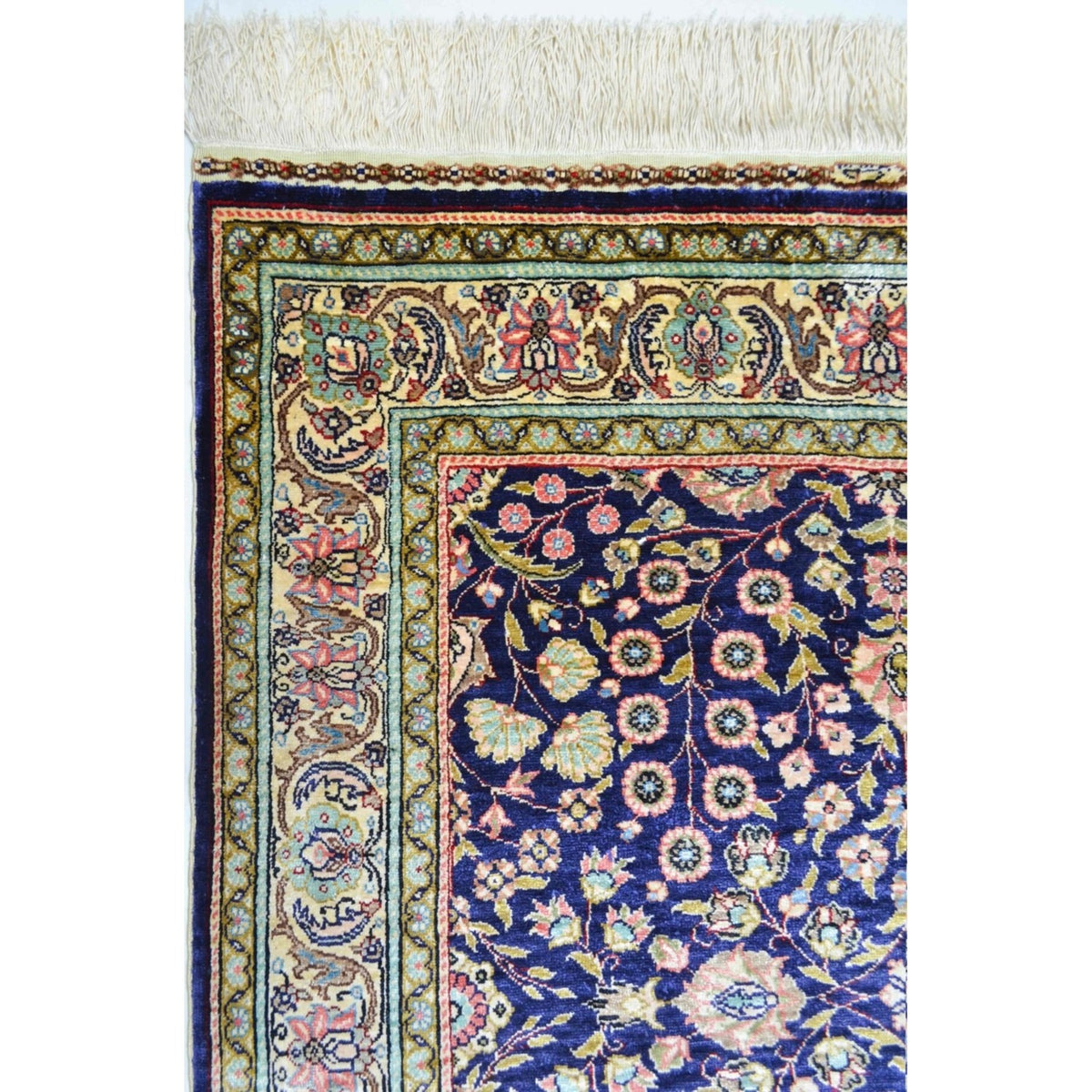 Kilim Co. Pure Silk Hand-Woven Kayseri Rug Runner 87X218 cm - MALLTURK