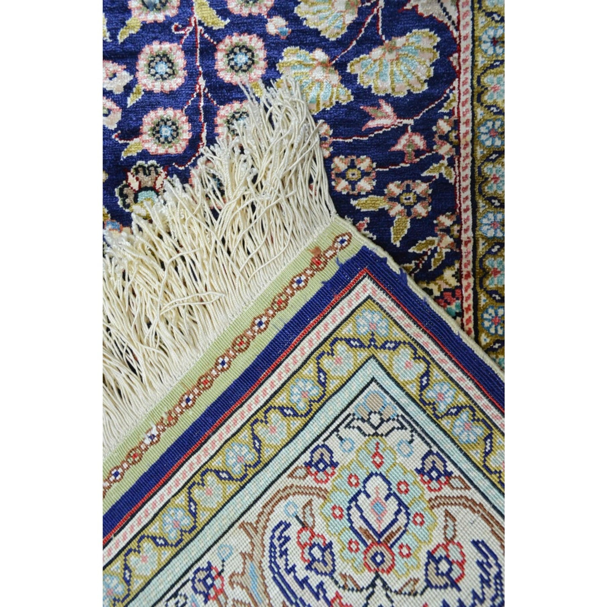 Kilim Co. Pure Silk Hand-Woven Kayseri Rug Runner 87X218 cm - MALLTURK