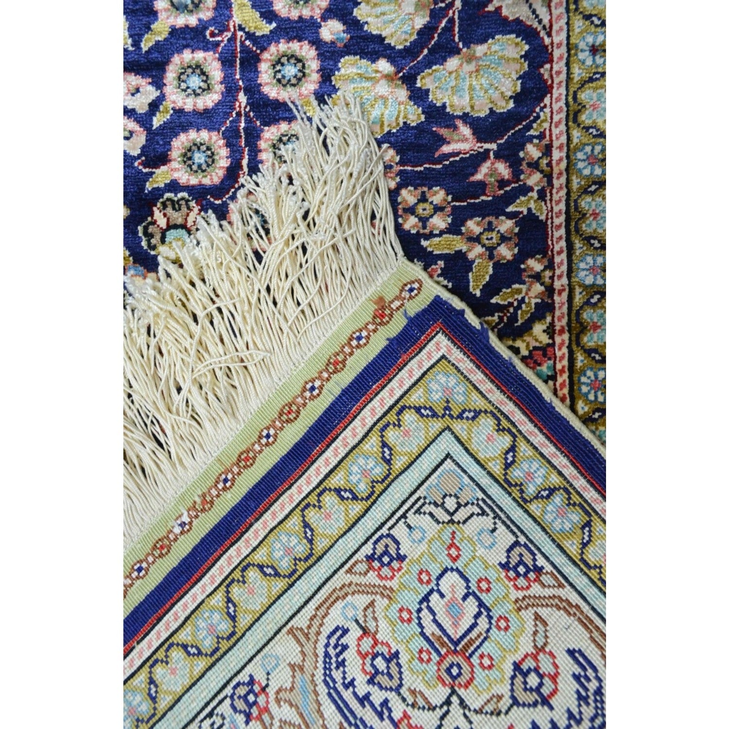 Kilim Co. Pure Silk Hand-Woven Kayseri Rug Runner 87X218 cm - MALLTURK