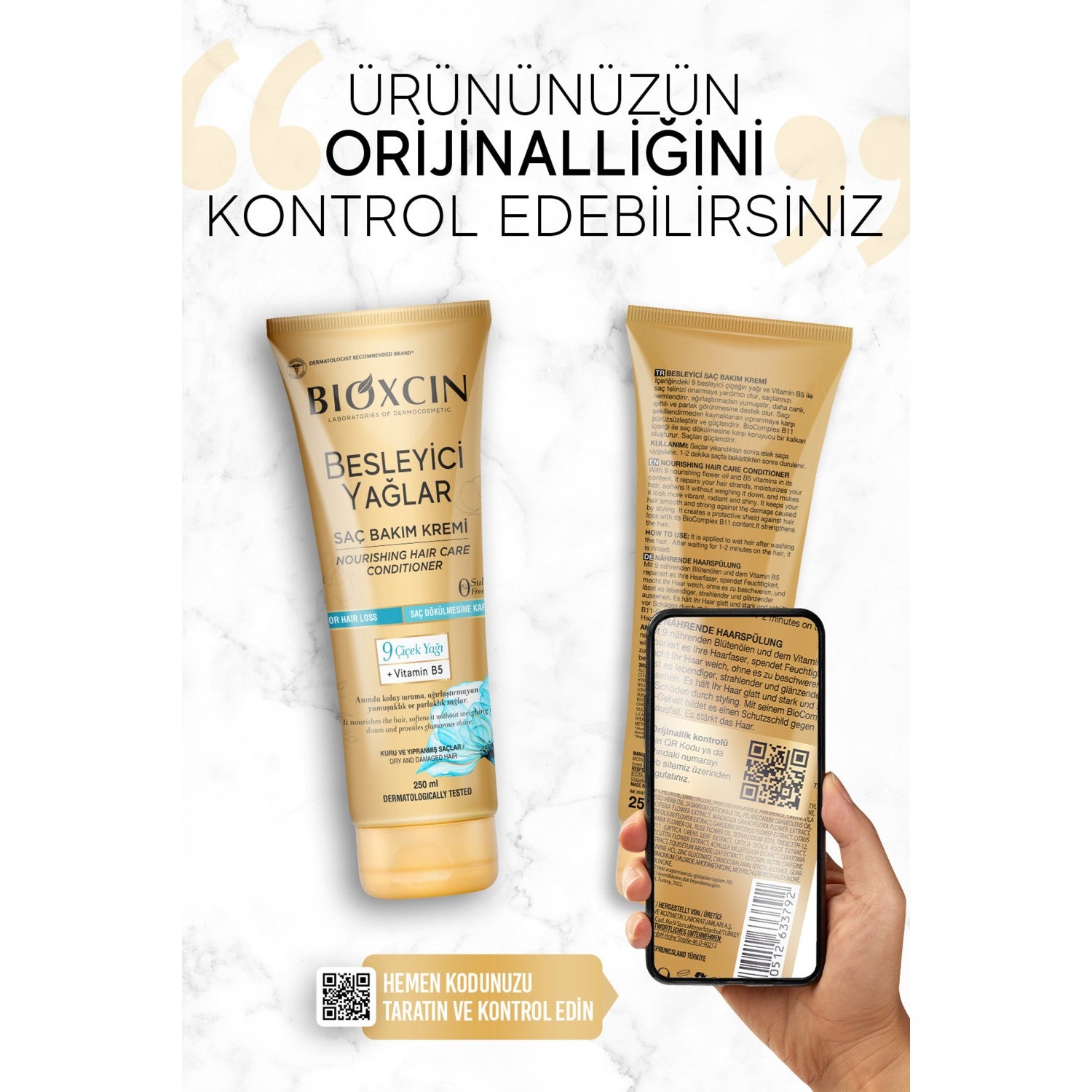 Bioxcin Nourishing Oils Hair Conditioner