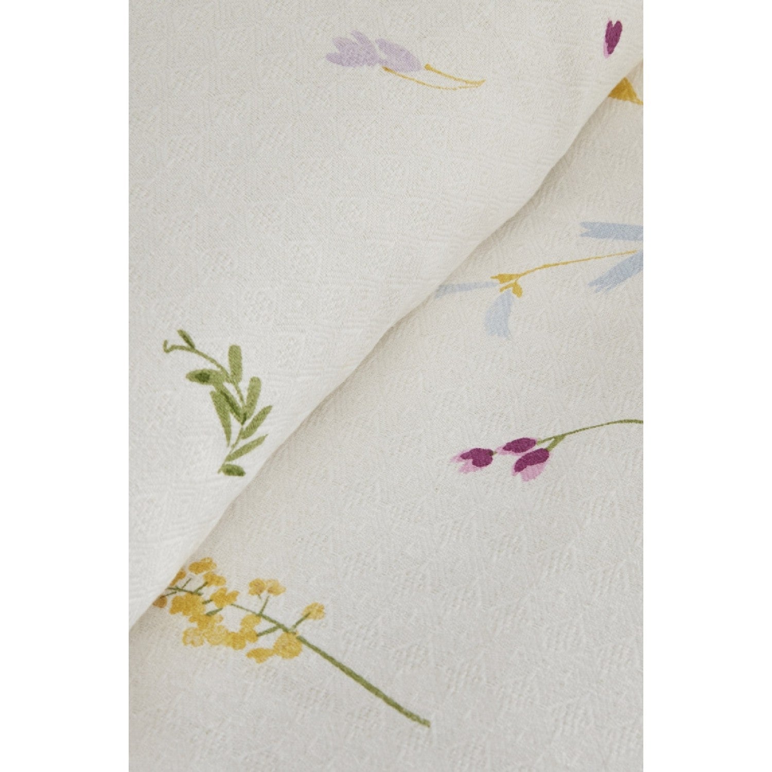 Karaca Home Single 100% Cotton Yellow Floral Patterned Quilted Bedding Set, 3 Pieces, 160x220 cm - MALLTURK