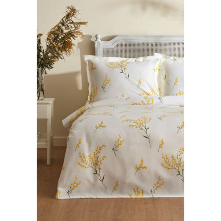 Karaca Home Loretta 100% Cotton Double Bed Quilt Set - MALLTURK