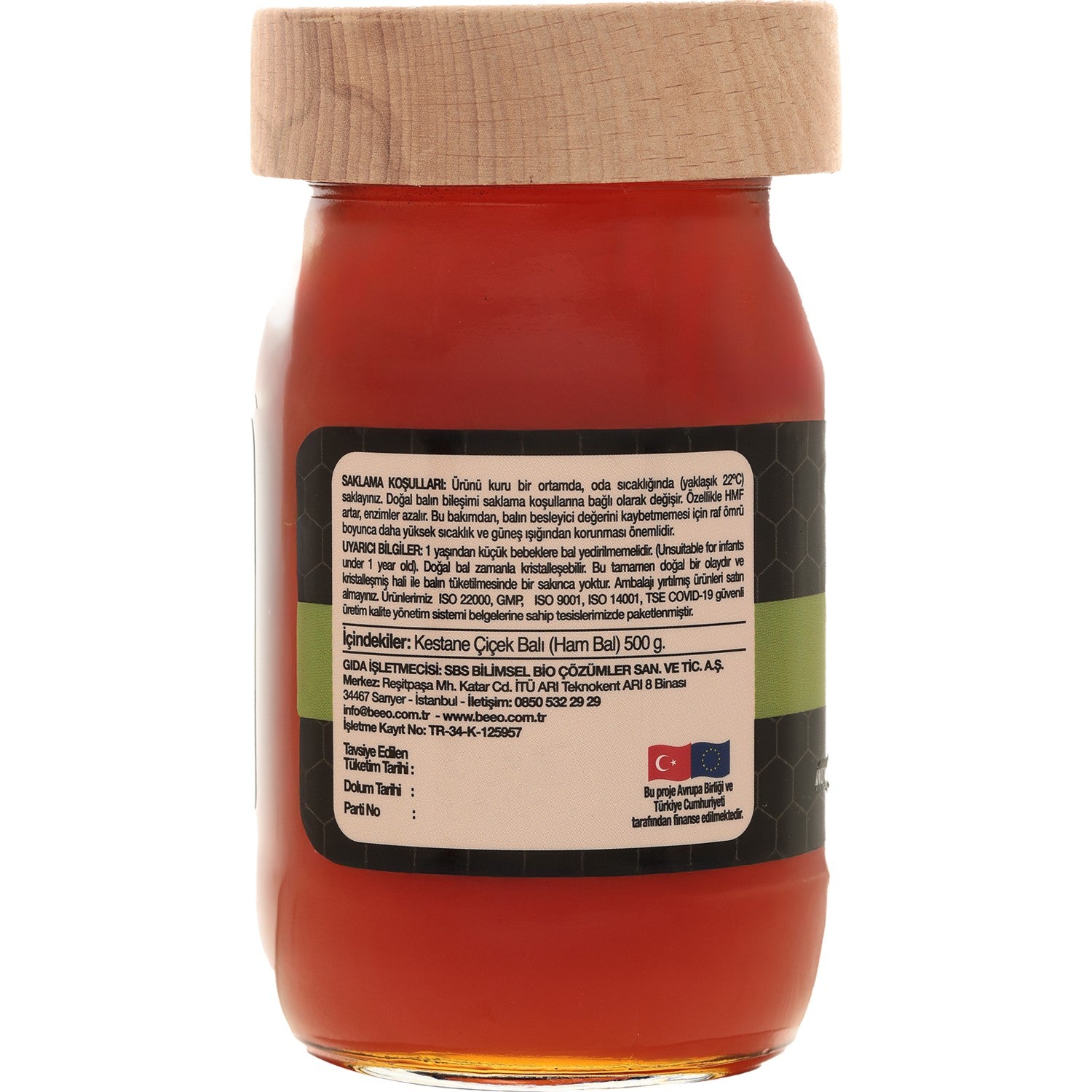 BEE'O Chestnut Honey