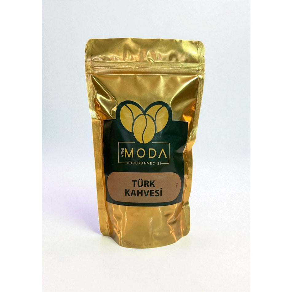 Yeni Moda Coffee Shop - Daily Freshly Ground Turkish Coffee - 250g - Medium Roast - Smooth Taste - MALLTURK