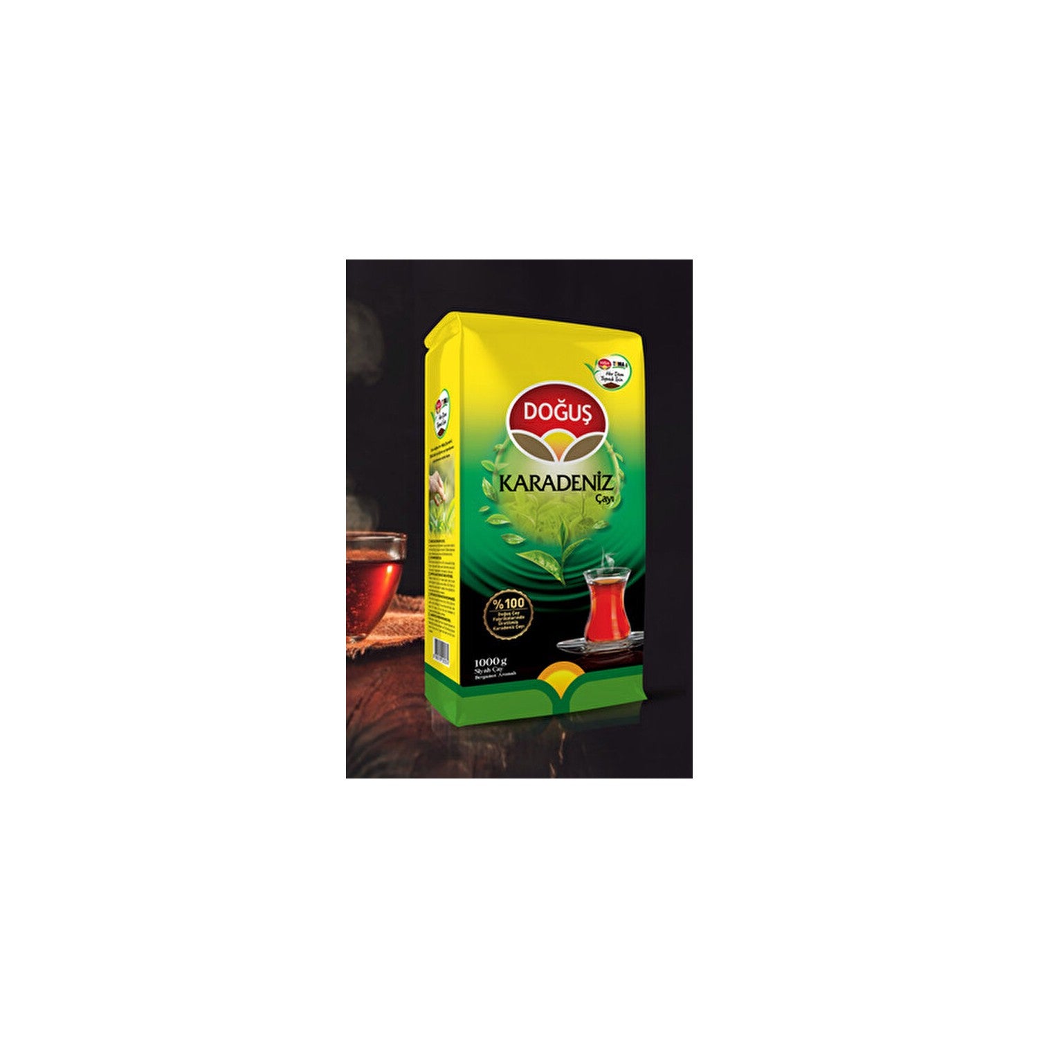 Dogus Karadeniz tea 1000 g bergamot flavored natural black tea, Karadeniz Uretimi - MALLTURK