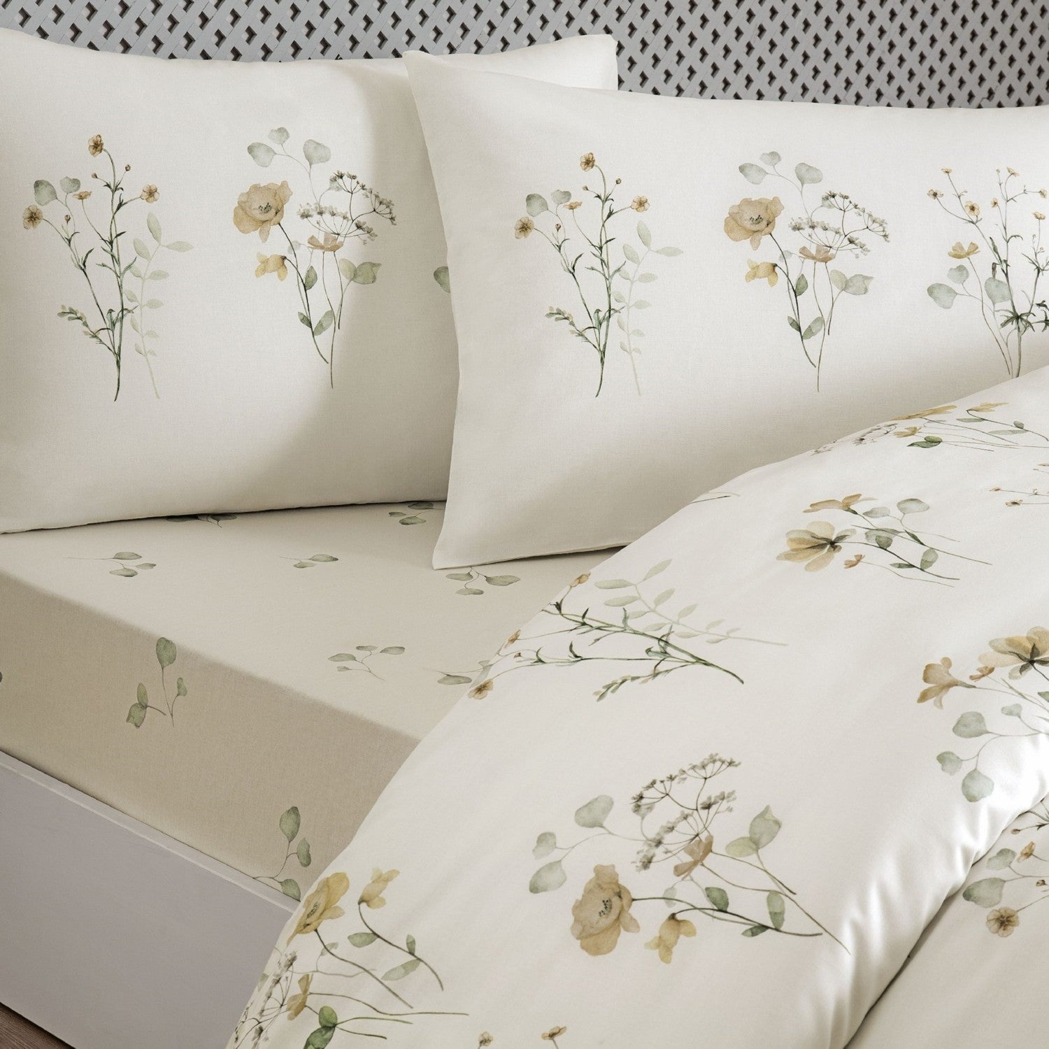 Tac Auren Ranforce Double Duvet Cover Set Powder Pink - MALLTURK