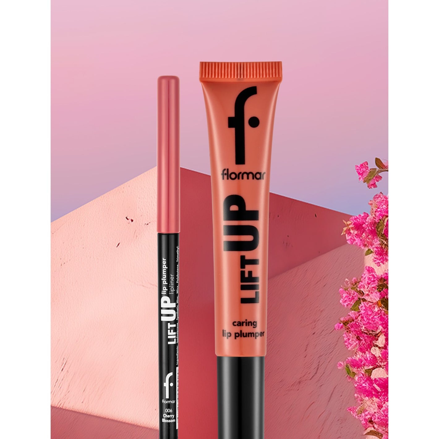 Flormar Lift Up Plumping & Hyaluronic Acid Lip Gloss Burgundy - MALLTURK