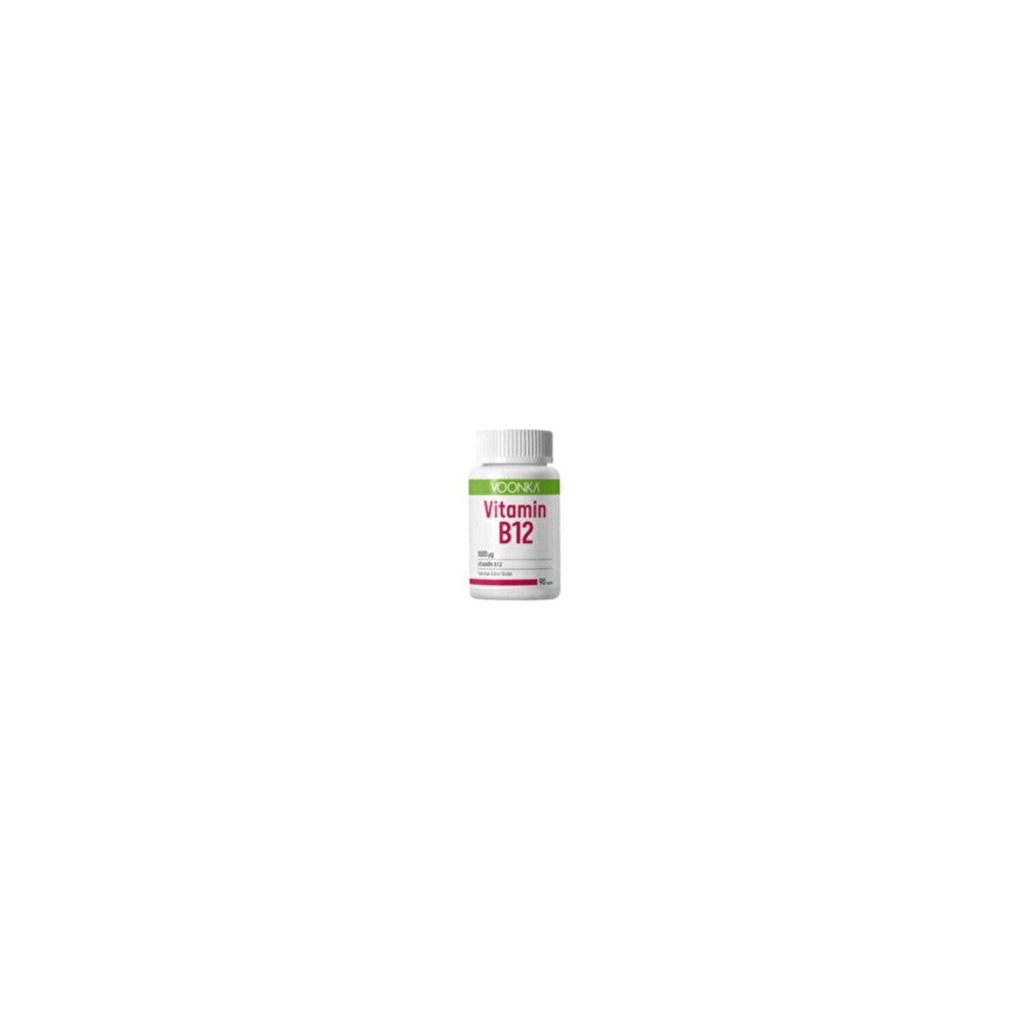 Voonka Vitamin B12 102 Tablets 1000 mcg - MALLTURK