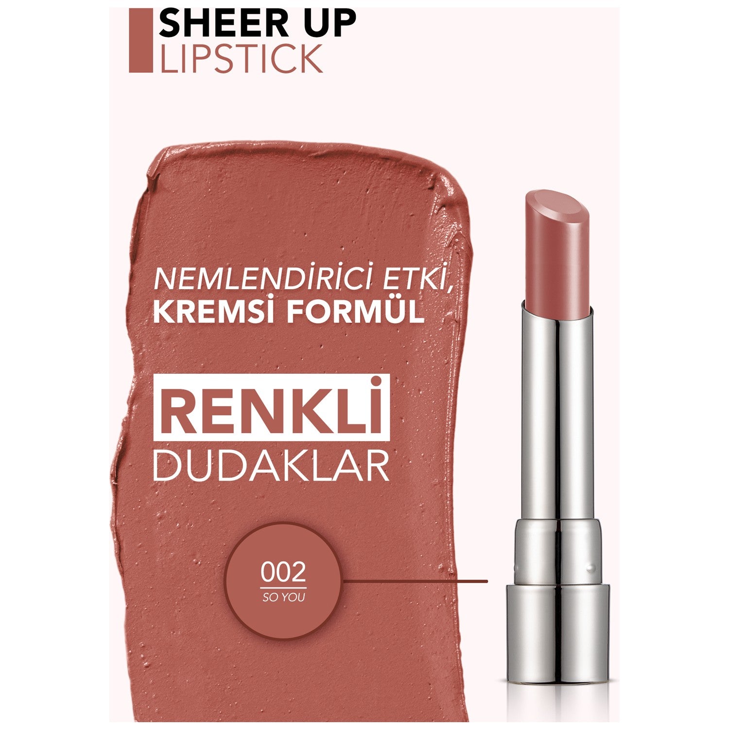 Flormar Sheer Up Lipstick - MALLTURK