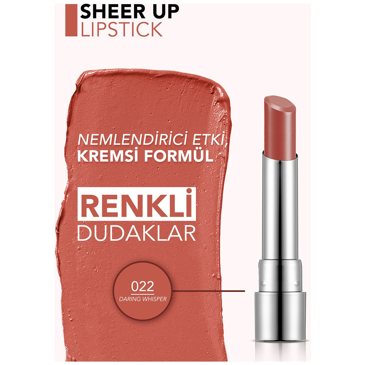 Flormar Sheer Up Lipstick - MALLTURK