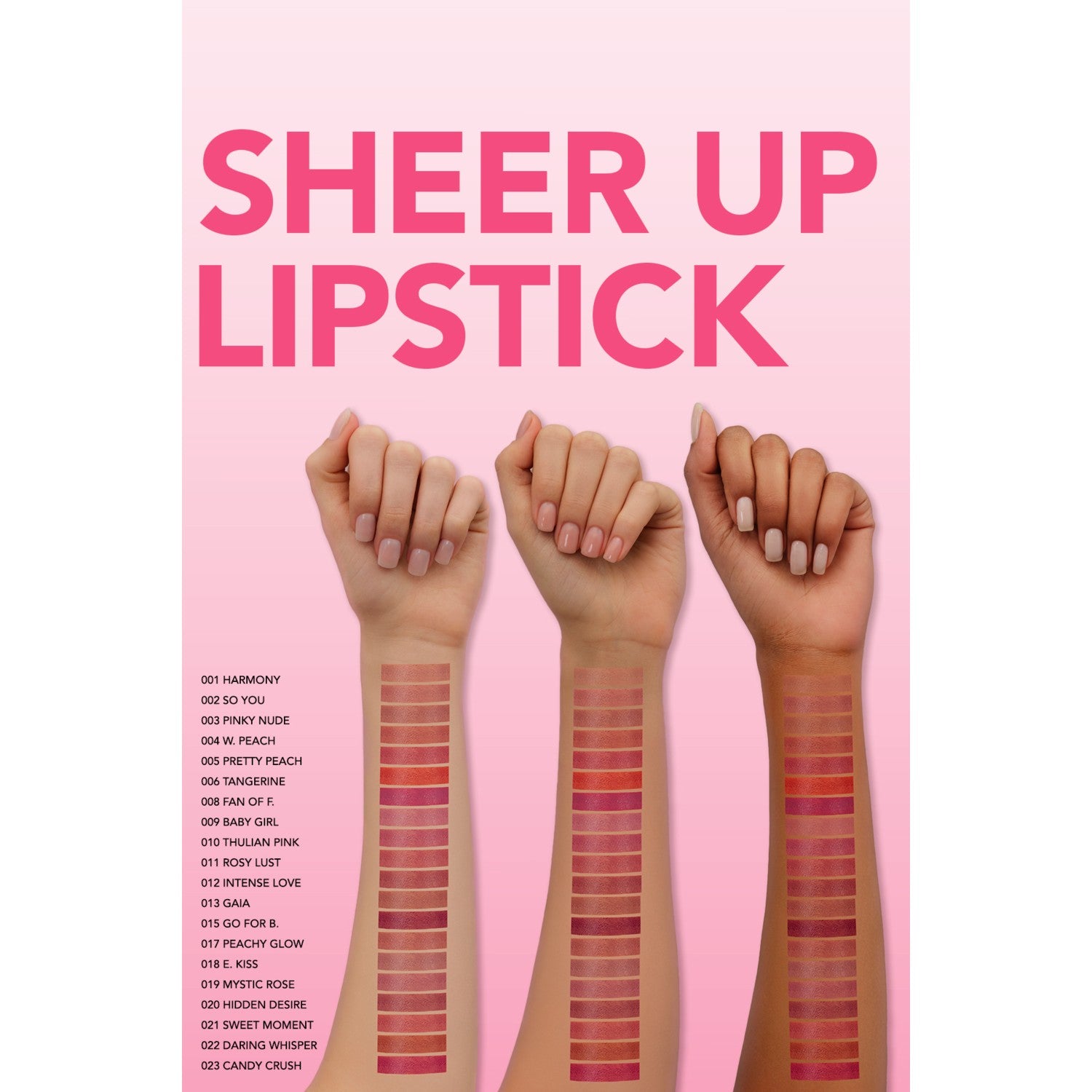 Flormar Sheer Up Lipstick - MALLTURK