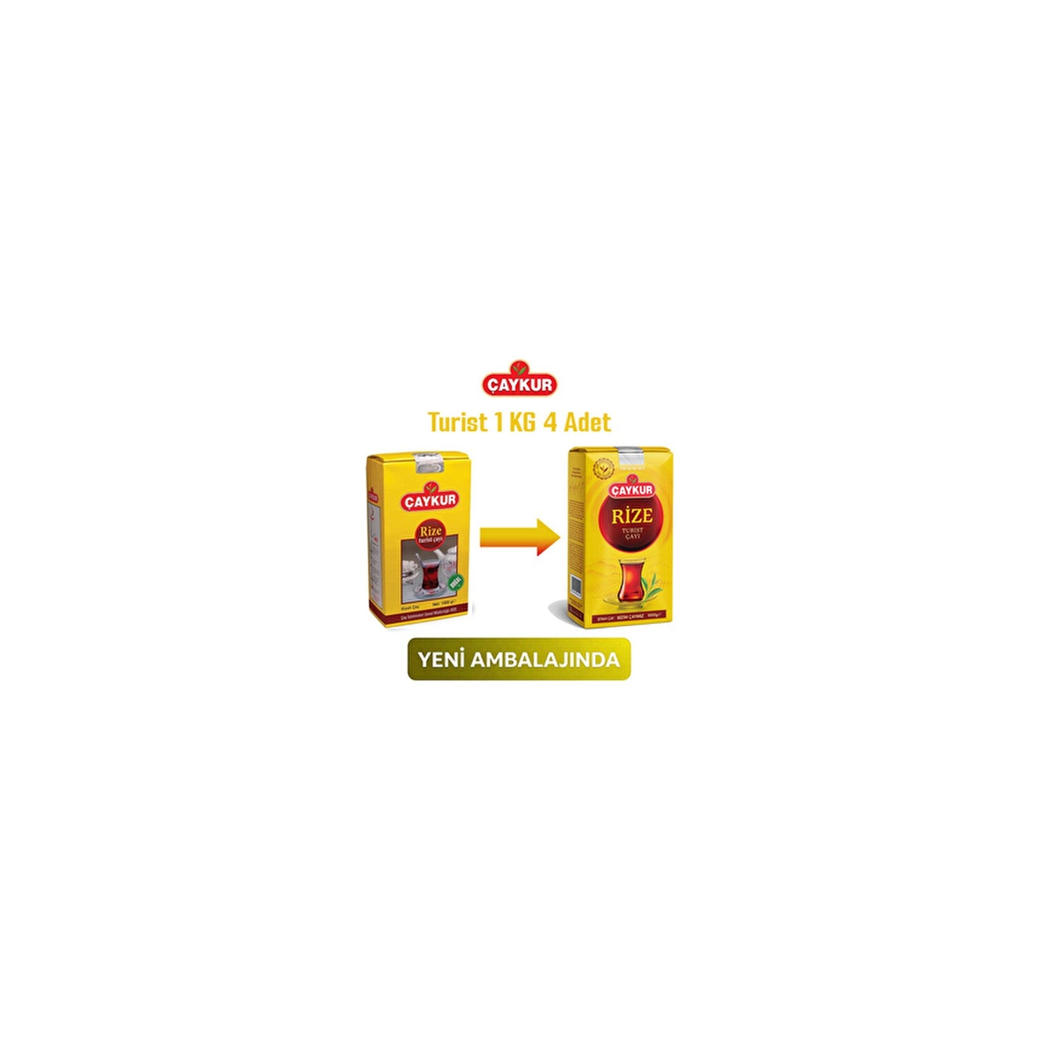 Caykur Rize Turist loose leaf black tea 4 kg natural aroma with flavorful tea Keyfi - MALLTURK