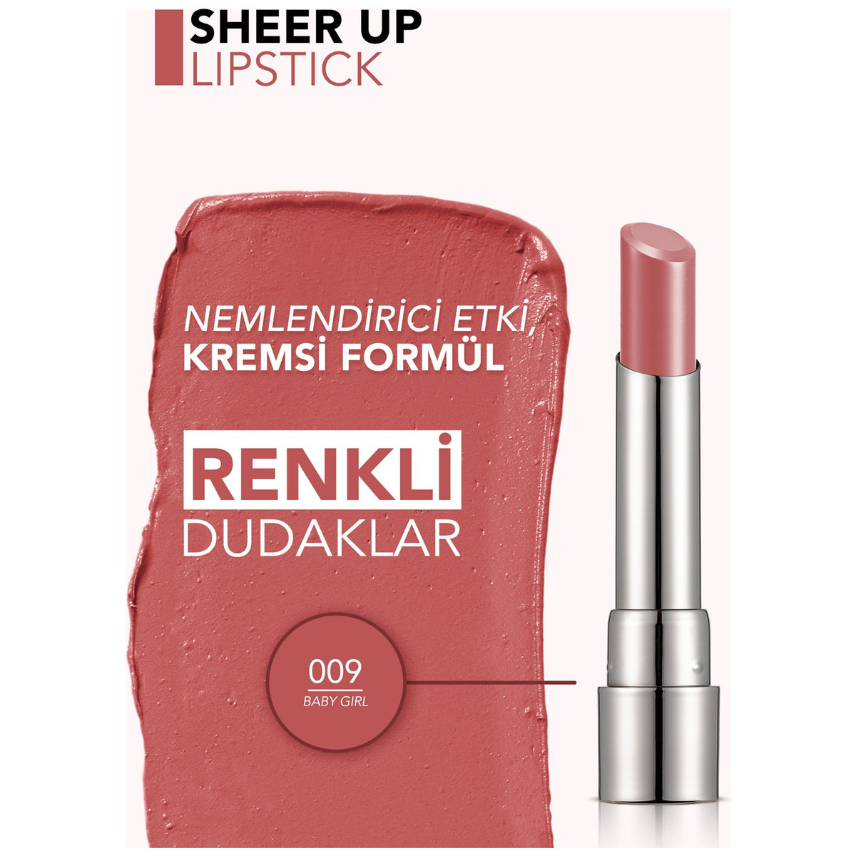 Flormar Sheer Up Lipstick - MALLTURK