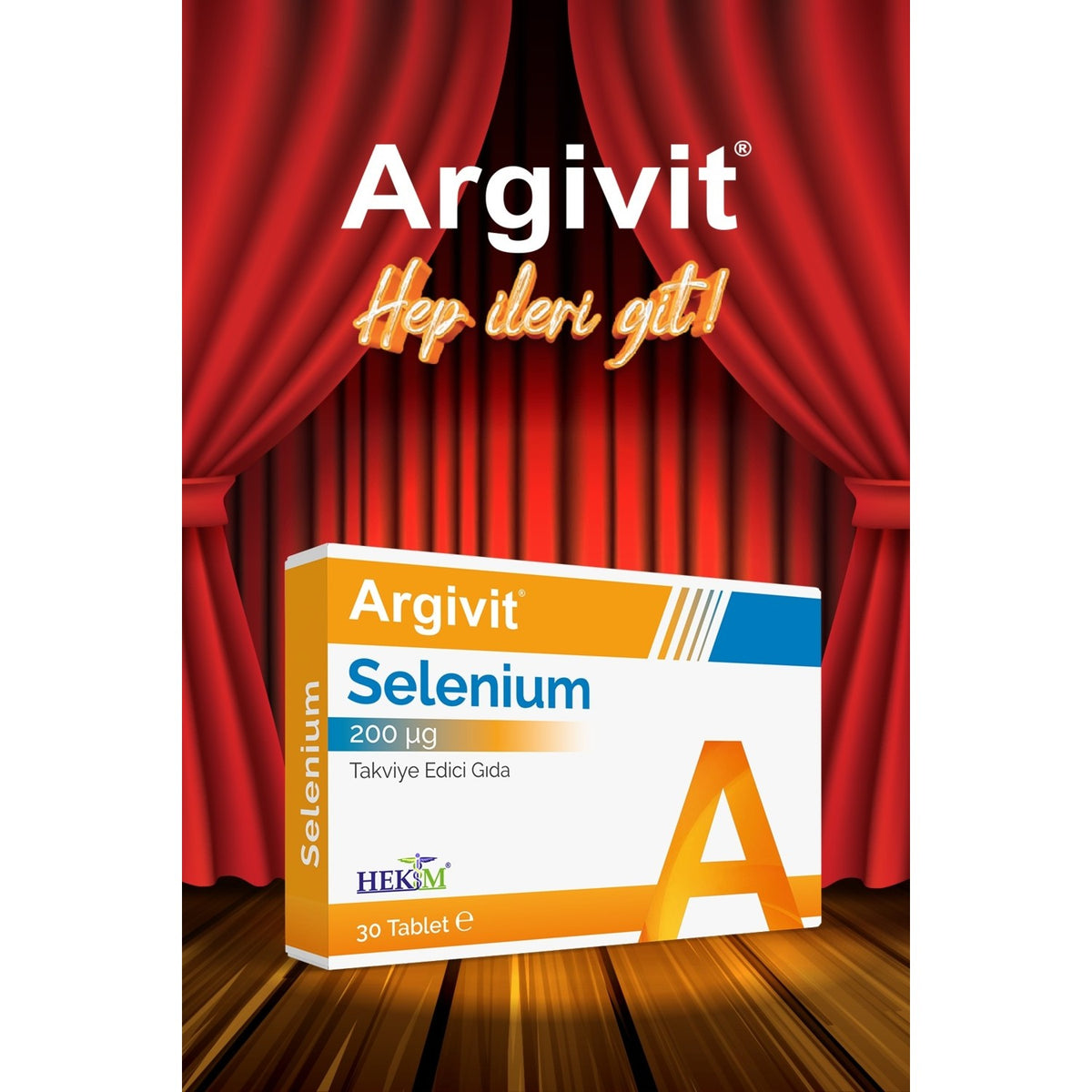 Argivit Selenium, Selenyum with Dietary Supplement 30 Tablet - MALLTURK