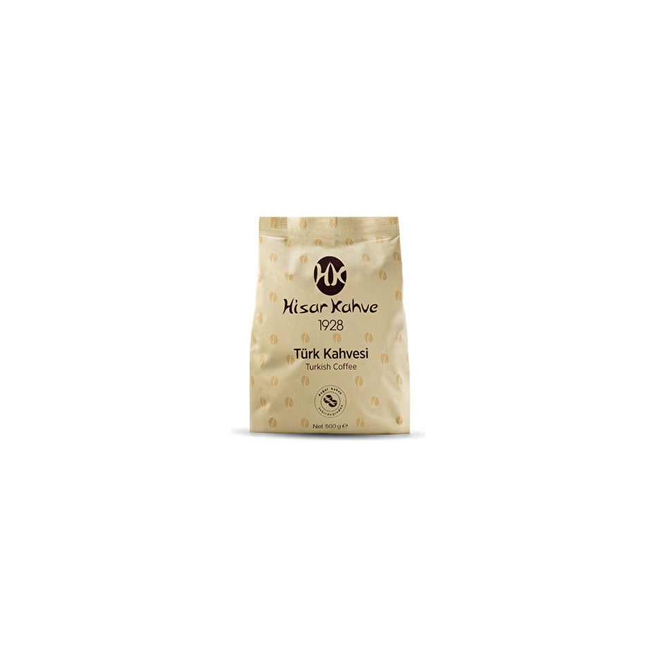 Hisar Coffee Turkish Coffee 500 gr Special Roasted Coffee with intense Aroma, Originating from 1928 - MALLTURK